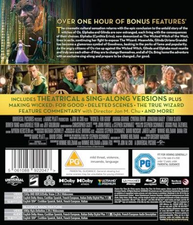 Wicked: For Good (Wicked: Na dobre) [Blu-Ray 4K]+[Blu-Ray]