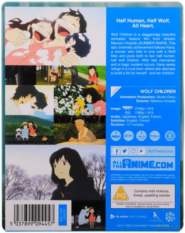 Wolf Children (Wilcze dzieci) (steelbook) [Blu-Ray 4K]+[Blu-Ray]