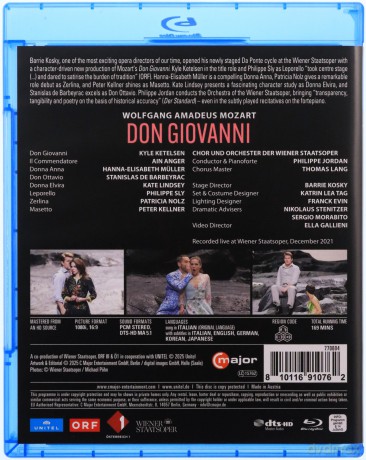 Wolfgang Amadeus Mozart: Don Giovanni [Blu-Ray]