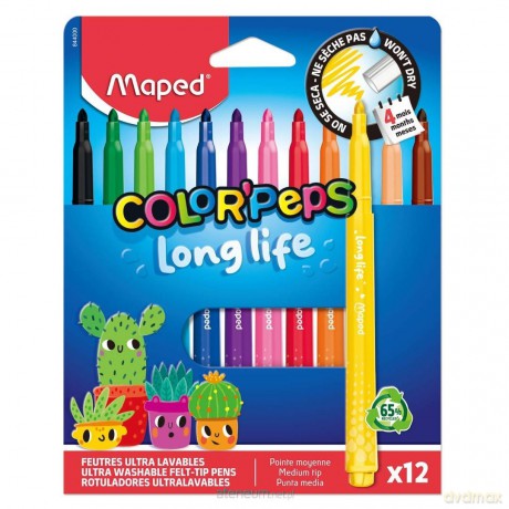 Flamastry Long Life 12kol