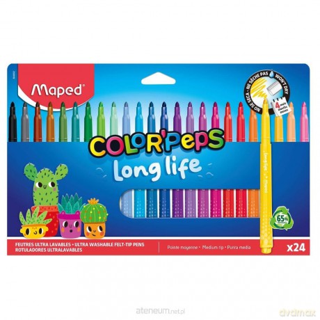 Flamastry Long Life 24kol