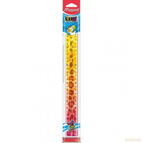 Linijka Twistn Flex Animals 30 cm