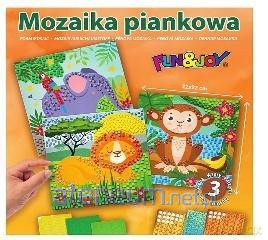 Mozaiki piankowe Zwierzęta 3 wzory