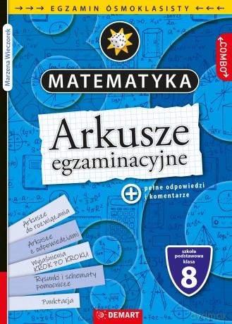 Arkusze egzaminacyjne. Matematyka. Egzamin ósmoklasisty - Marzena Wieczorek [KSIĄŻKA]