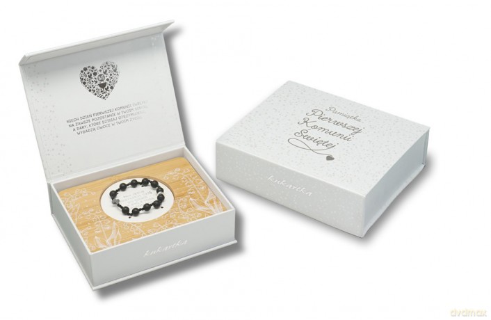 Bransoletka Różaniec Czarna ROZ-002