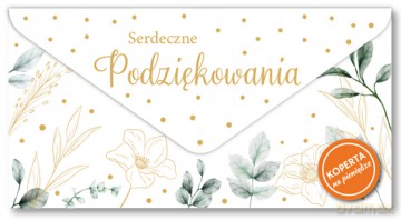 Koperta na pieniądze Podziękowania KOP-043