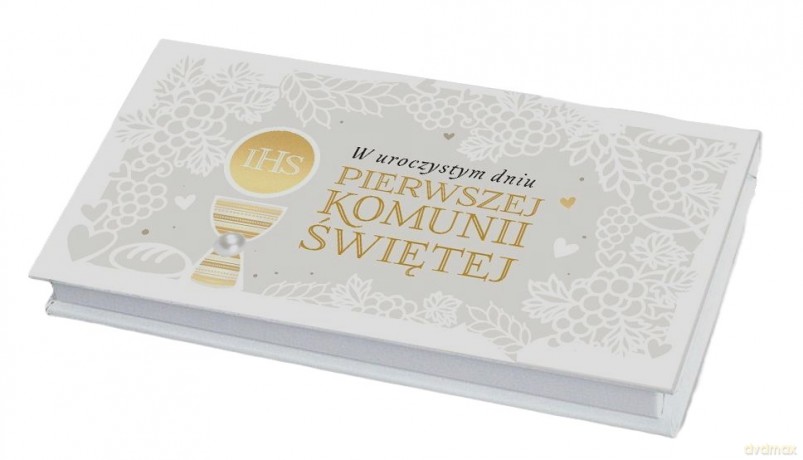 Pudełko ozdobne na banknoty Komunia MB-010