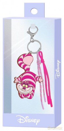 Alice in Wonderland Charm Keyring Cheshire Cat Smile