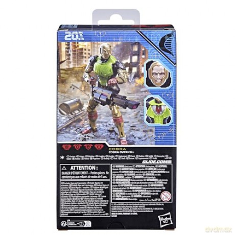 G.I. Joe Classified Series Action Figure #201 Cobra Overkill 15 cm