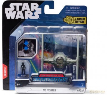 Star Wars Micro Galaxy Squadron Vehicle with Figure TIE Fighter 7,5 cm