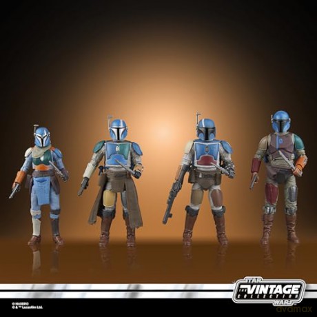 Star Wars The Mandalorian Vintage Collection Action Figure 4-Pack Mandalorian Shriek-Hawk 10 cm