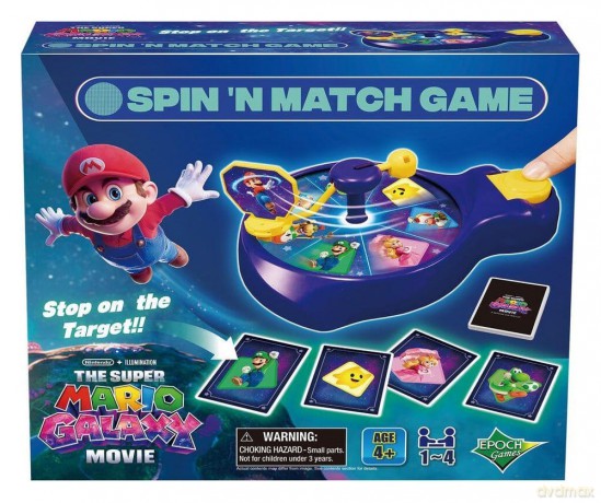 Super Mario game Galaxy Movie Spin'n Match