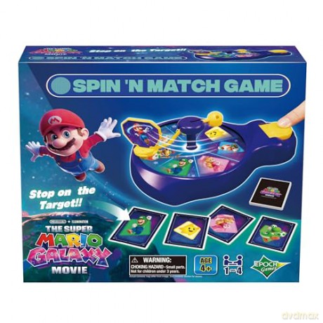 Super Mario game Galaxy Movie Spin'n Match