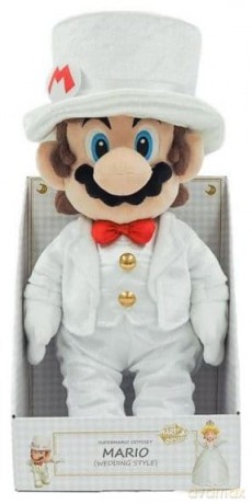 Super Mario Pluszowa Figurka Mario Wedding 39 cm