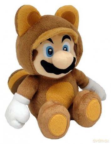 Super Mario Pluszowa Figurka Tanooki Mario 22 cm