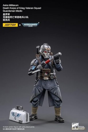 Warhammer 40k Action Figure 1/18 Death Korps of Krieg Veteran Squad Guardsman Medic 10 cm
