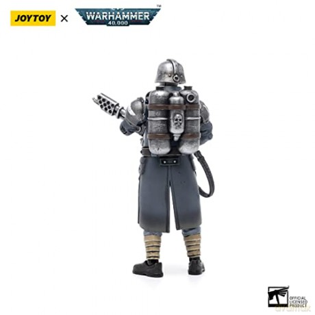 Warhammer 40k Action Figure 1/18 Death Korps of Krieg Veteran Squad Guardsman with Flamer 10 cm