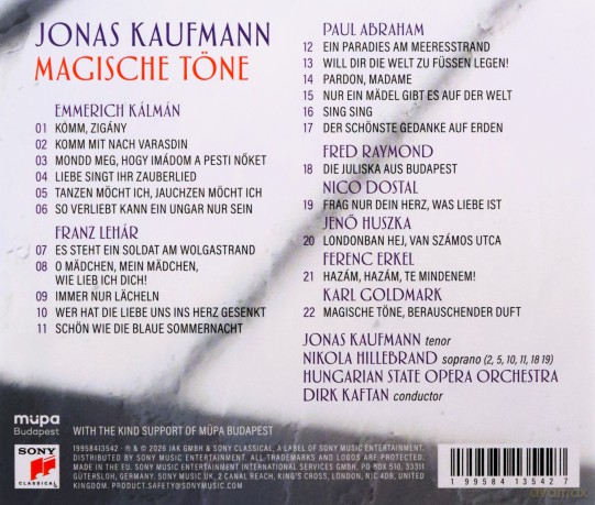 Jonas Kaufmann: Magische Töne [CD]
