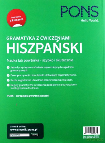 Gramatyka z ćwiczeniami Hiszpański [KSIĄŻKA]