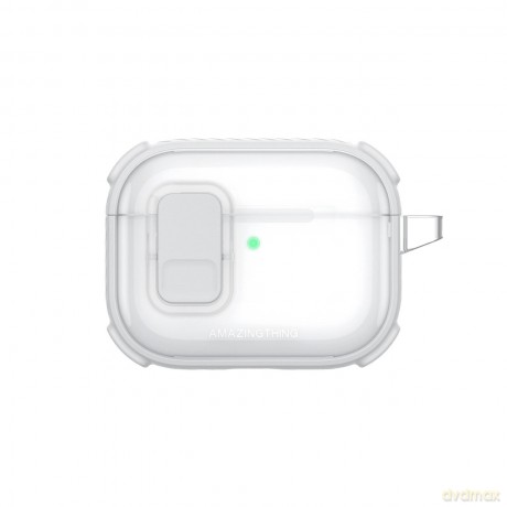 Etui AMAZINGTHING Titan Pro Mag Case Clear do AirPods Pro 3 - białe