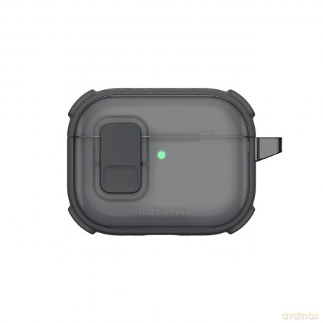 Etui AMAZINGTHING Titan Pro Mag Case Clear do AirPods Pro 3 - czarne