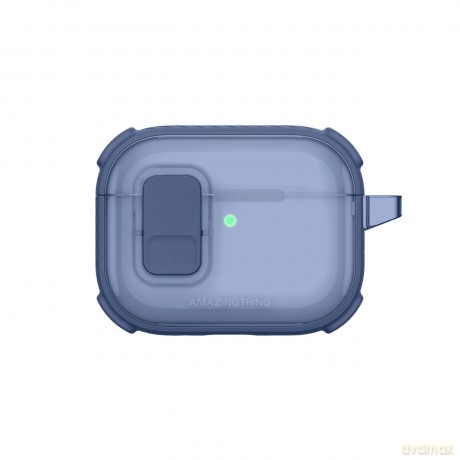 Etui AMAZINGTHING Titan Pro Mag Case Clear do AirPods Pro 3 - niebieskie