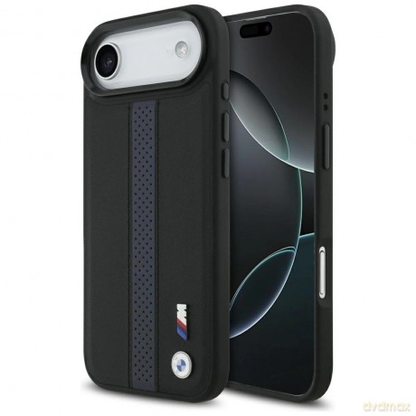 Etui BMW M Perforated Stripe Logo MagSafe na iPhone 17 Air - niebieskie
