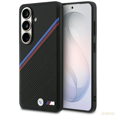 Etui BMW Tricolor Metal Logo MagSafe na Samsung Galaxy S26 - czarne