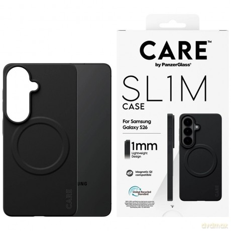 Etui CARE by PanzerGlass SL1M na Samsung Galaxy S26 - czarne