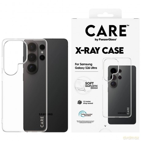 Etui CARE by PanzerGlass X-Ray na Samsung Galaxy S26 Ultra - przezroczyste