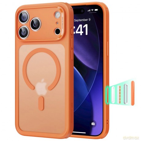 Etui ESR Classic Hybrid MagSafe na iPhone 17 Pro - przezroczysto-pomarańczowe