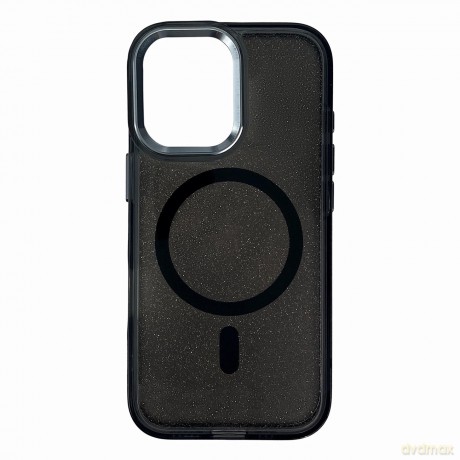 Etui Glitter Case na Samsung Galaxy A37 kompatybilne z MagSafe - czarne