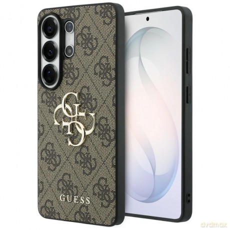 Etui Guess 4G Big Metal Logo do Samsung Galaxy S26 Ultra - brązowe