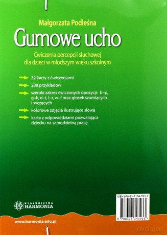 Gumowe ucho. Ćwiczenia percepcji słuchowej [KSIĄŻKA]