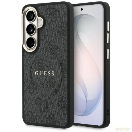 Etui Guess 4G Embossed Ring MagSafe na Samsung Galaxy S26 - czarne