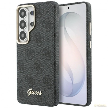 Etui Guess 4G Script MagSafe na Samsung Galaxy S26 Ultra - czarne