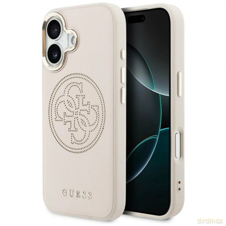 Etui Guess Perforated 4G MagSafe na iPhone 17 - różowe