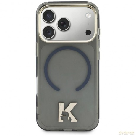 Etui Karl Lagerfeld IML K Head Logo MagSafe na iPhone 17 - czarne