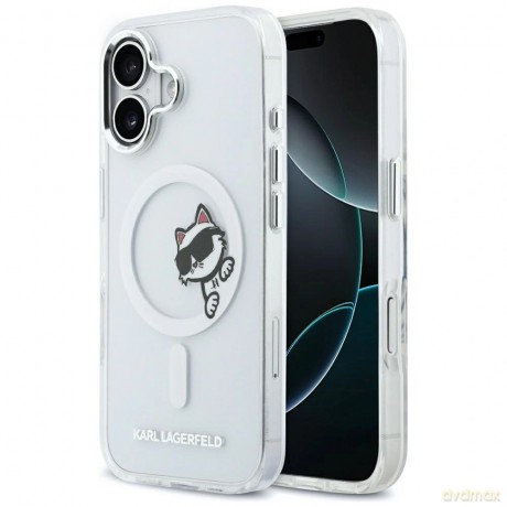Etui Karl Lagerfeld IML Peekaboo MagSafe na iPhone 17 - przezroczyste