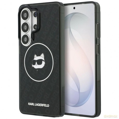 Etui Karl Lagerfeld IML Repeated Choupette MagSafe na Samsung Galaxy S26 Ultra - czarne