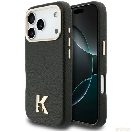 Etui Karl Lagerfeld Karl Head Logo MagSafe do iPhone 17 Pro - czarne