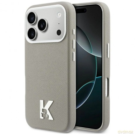 Etui Karl Lagerfeld Karl Head Logo MagSafe na iPhone 17 Pro - szare