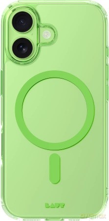 Etui Laut Crystal Fluro MagSafe na iPhone 17 - zielone