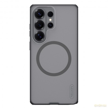 Etui Nillkin Super Frosted Shield Pro Magnetic kompatybilne z MagSafe na Samsung Galaxy S26 Ultra - półprzezroczysto-czarne