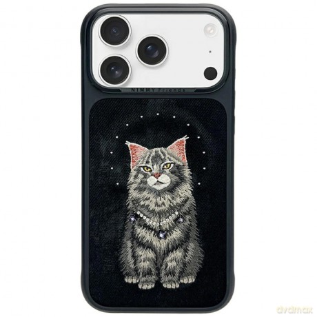 Etui Nimmy Lucky Fashion Cat MagSafe na iPhone 17 Pro Max - czarne
