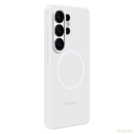 Etui Samsung Silicone Magnet Case na Samsung Galaxy S26 Ultra kompatybilne z MagSafe - białe