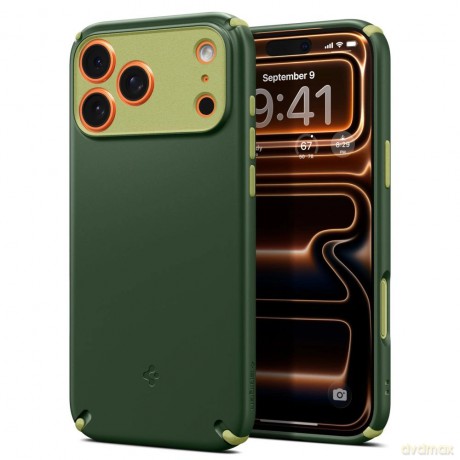 Etui Spigen Nano Pop Hybrid MagSafe na iPhone 17 Pro - zielone