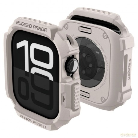 Etui Spigen Rugged Armor na Apple Watch 42 mm - beżowe