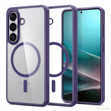 Etui Spigen Ultra Hybrid Mag MagSafe na Samsung Galaxy S26 - przezroczysto-fioletowe