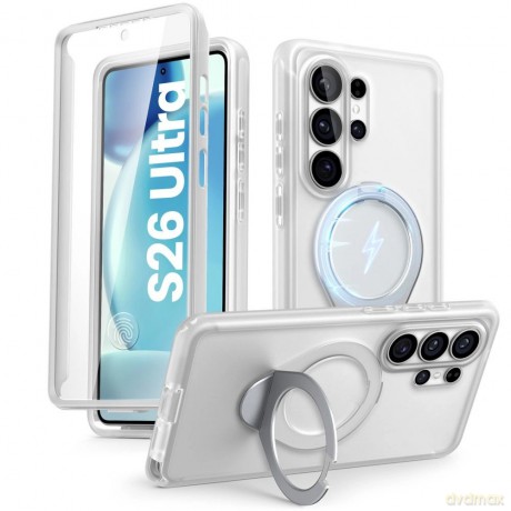 Etui Supcase Cosmo Mag MagSafe na Samsung Galaxy S26 Ultra - białe